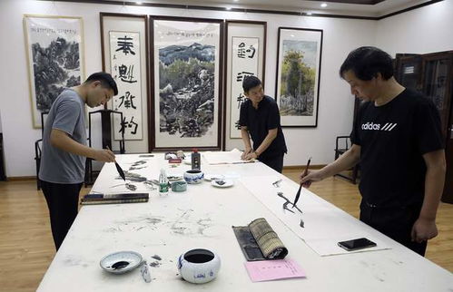 萧县 宣州区 包河区三地政协书画艺术交流活动在迅达文化成功举办